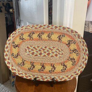 Capitol Earth Rugs MSP-466 Kokopelli Swatch Rug 10"x 15" - NWT
